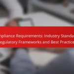 Compliance Requirements: Industry Standards, Regulatory Frameworks and Best Practices