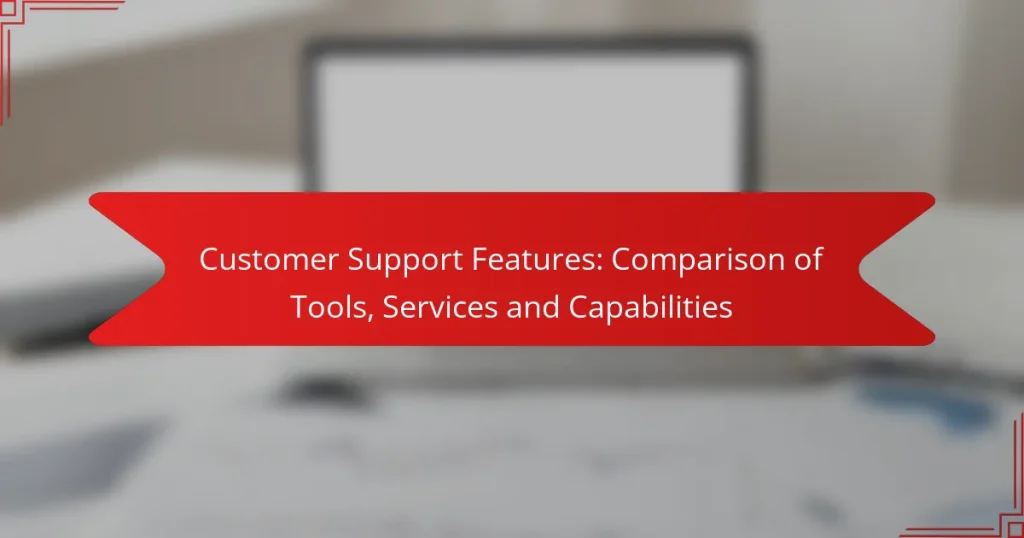 Customer Support Features: Comparison of Tools, Services and Capabilities