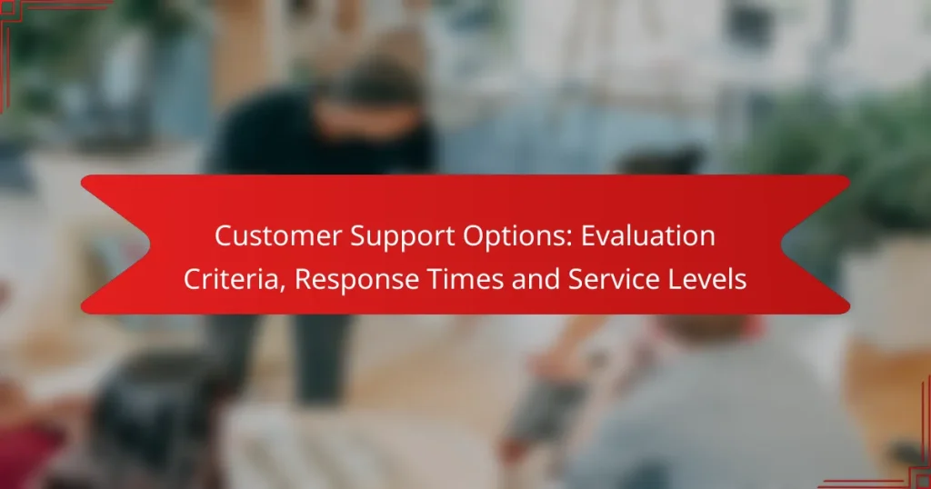 Opțiuni de Suport pentru Clienți: Criterii de Evaluare, Timpuri de Răspuns și Niveluri de Serviciu