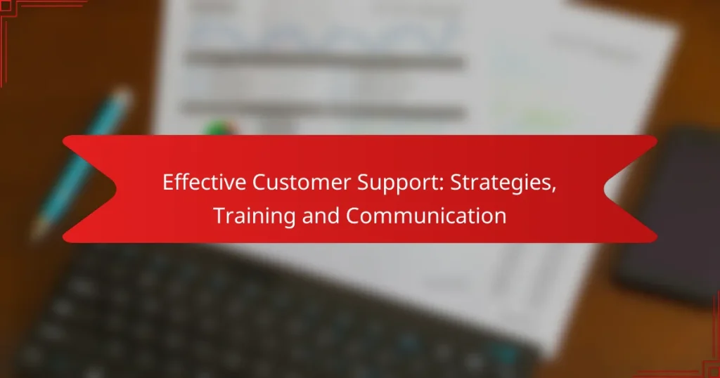 Effective Customer Support: Strategies, Training and Communication