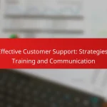 Effective Customer Support: Strategies, Training and Communication