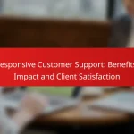 Responsive Customer Support: Benefits, Impact and Client Satisfaction